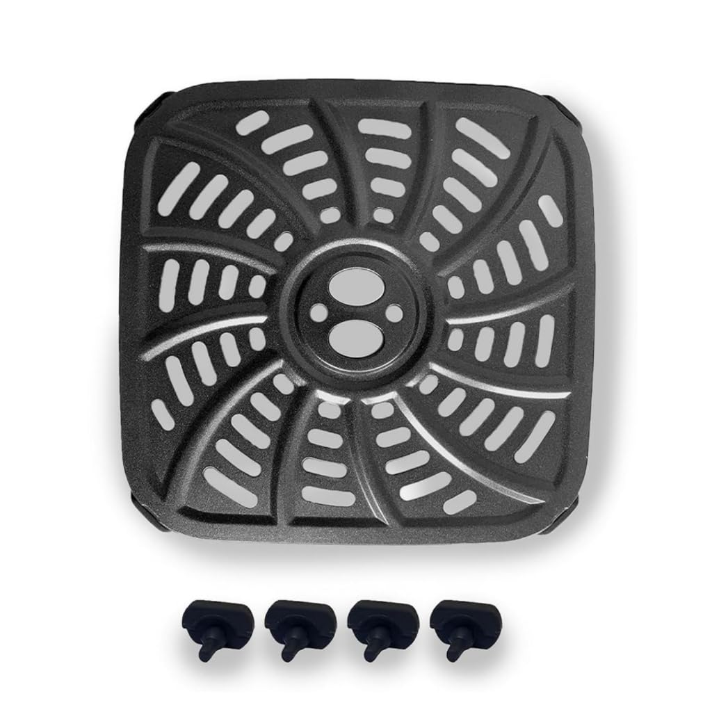 Plaque friteuse air 6L carrée en acier au carbone pour cuisson