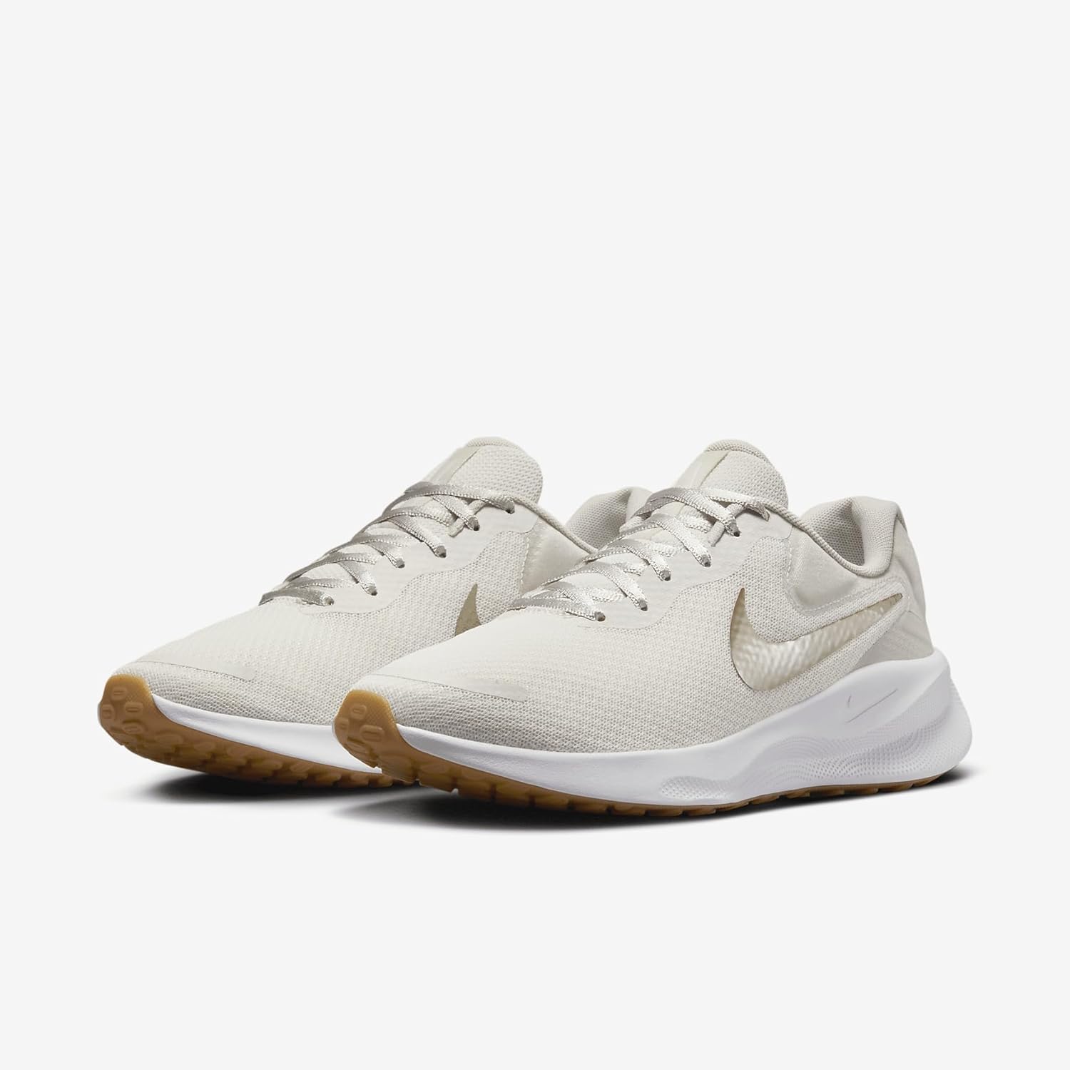 NIKE Women's W Revolution Running Shoes 7-Phantom/Neutral Olive-Light BONE-WHITE-FB2208-010-3UK 5 61Fm65gCfSL. SL1500