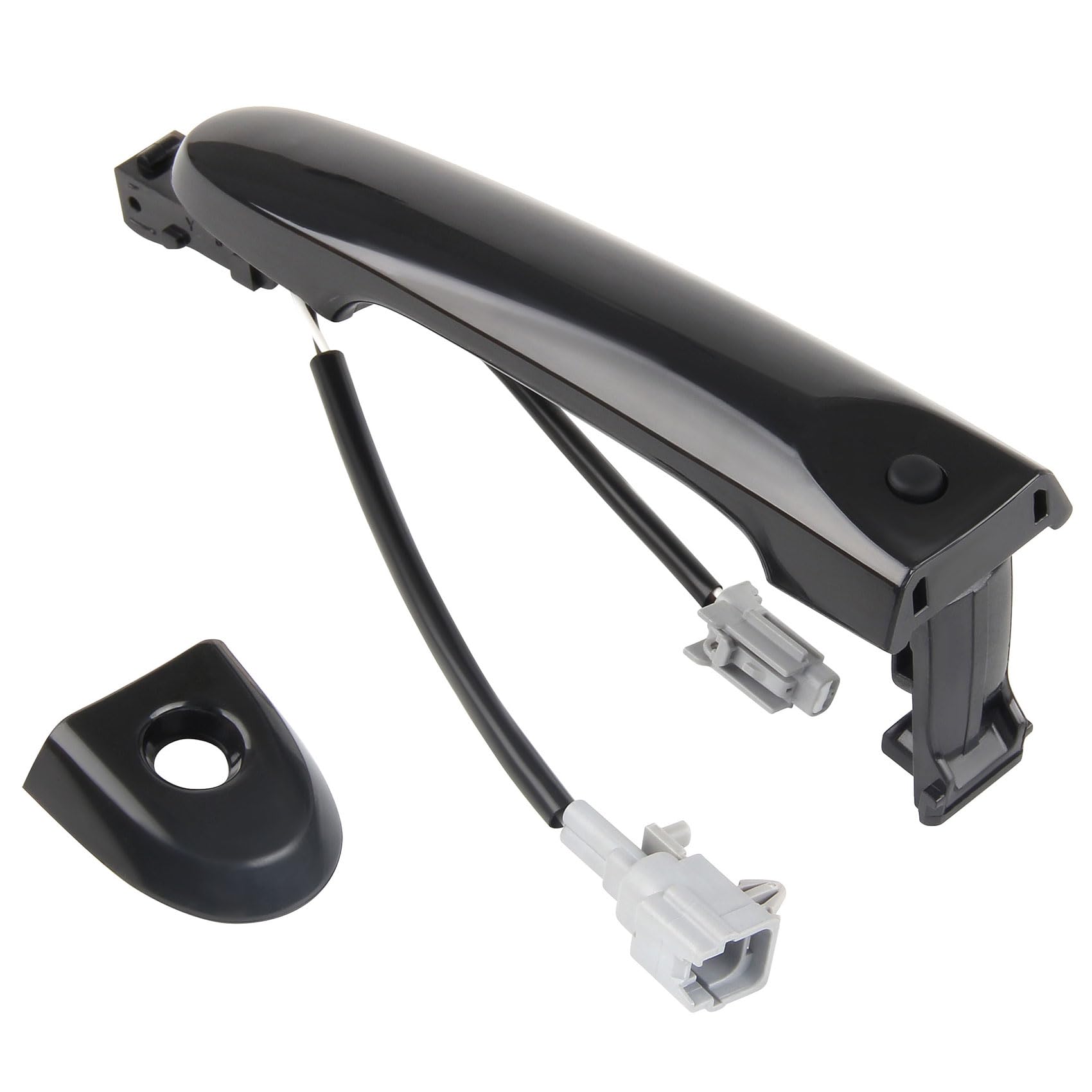 DOCAS Compatible with Nissan Juke F15 2010-2019 Door Handle Driver Side Outer Door Handle 80644-1FA5A 80644-3WC2A 80640-3WC2A Black