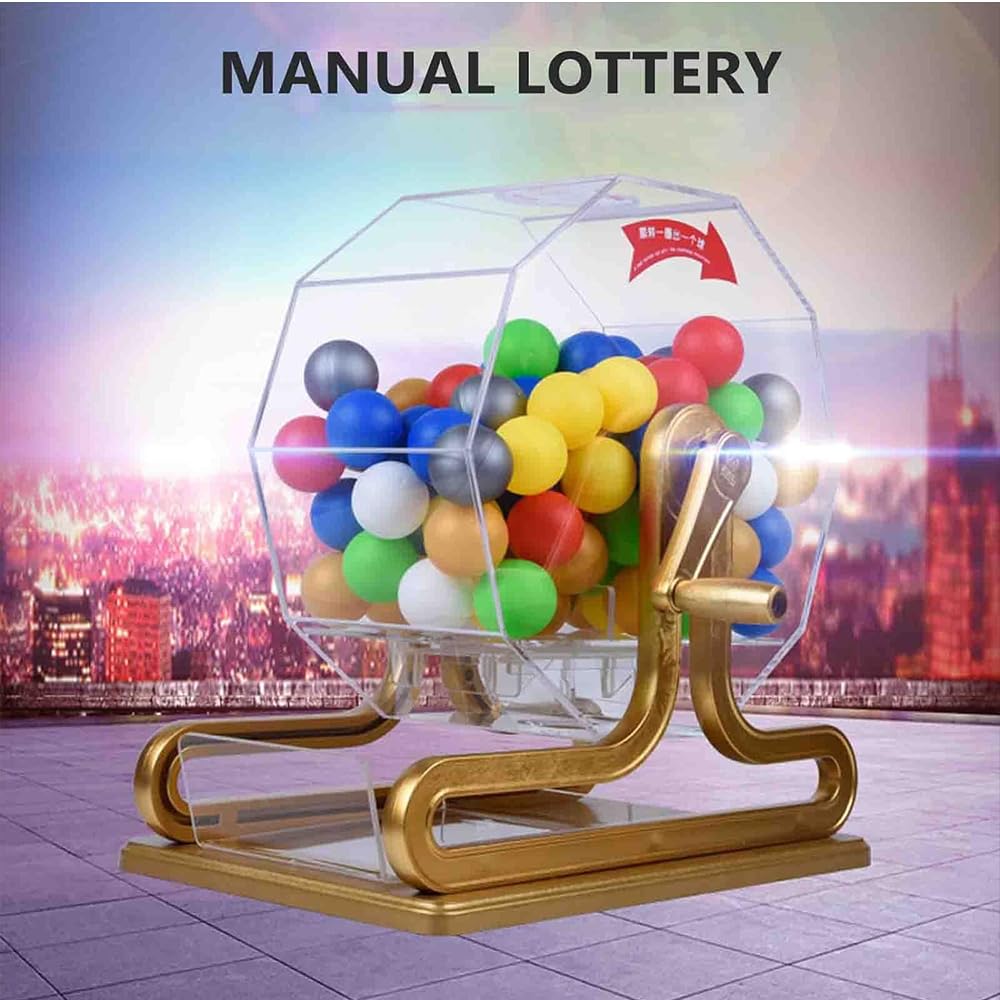 Ręczna Loteria Bingo Cage Ze 100 Kolorowymi Kulkami, Do Obiektów Rozrywkowych I Innych Działań Wymagających Loterii