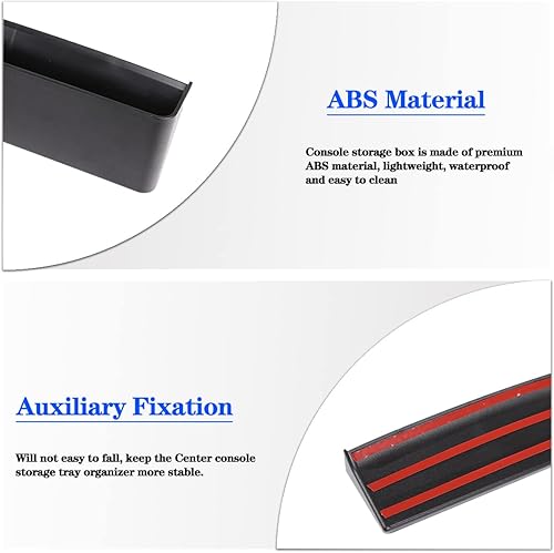 Miniatura 3 de Compatible con Toyota Supra GR A90 A91 MK5 2019-2025 Caja de almacenamiento de consola central, organizador de bandeja de almacenamiento de consola