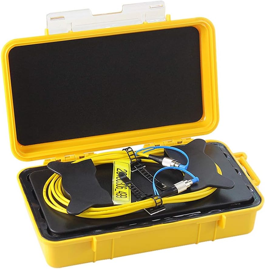 SM 1000m Fiber Optic OTDR Launch Cable Box for Singlemode 1310/1550nm OTDR Dead Zone (FC/UPC to FC/UPC)