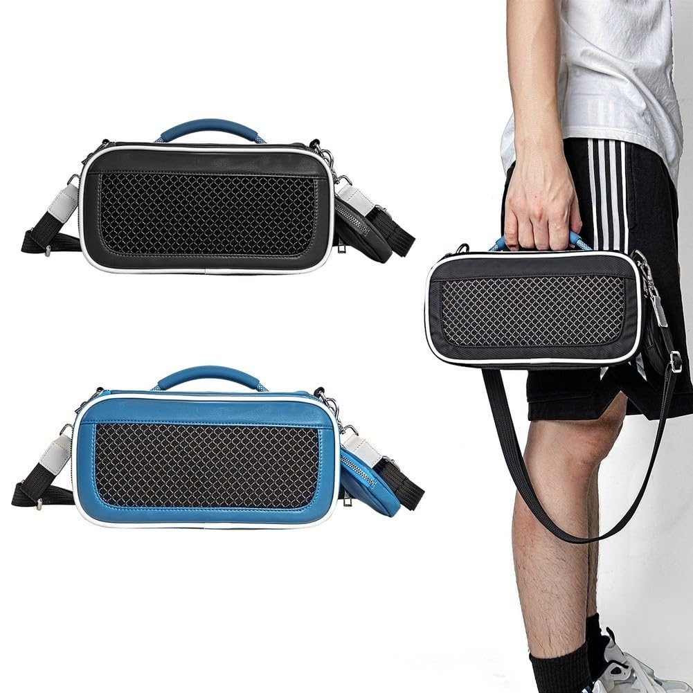 Reise-Schutzhülle für Bose für Soundlink Max Wireless Audio-Lautsprecher, mit EVA-Material, Zubehörfächern und praktischem Ladezugang (blau)
