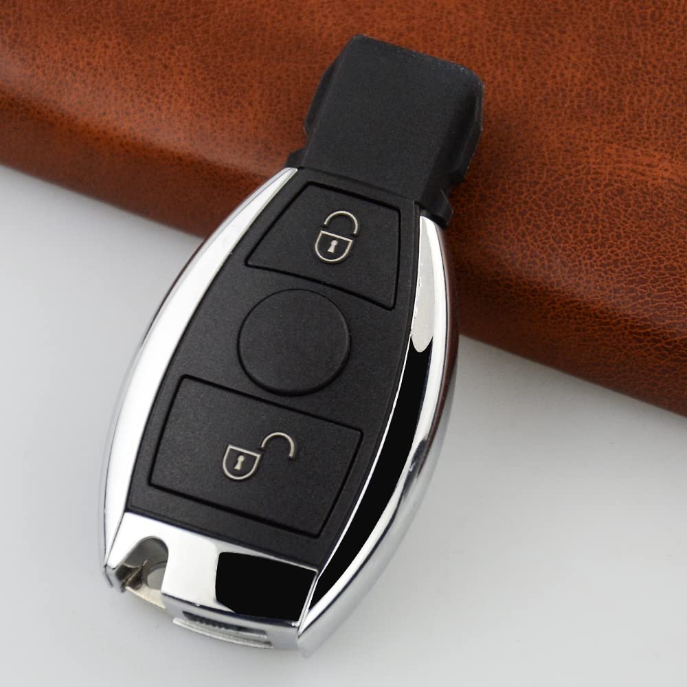 KUNIO Custodia per chiave adatta per Mercedes A B C E S G R classe AMG CLA GLC GLA GLK CLK GLE SLK GLS W204 W211 W164 protezione chiave TPU cover portachiavi