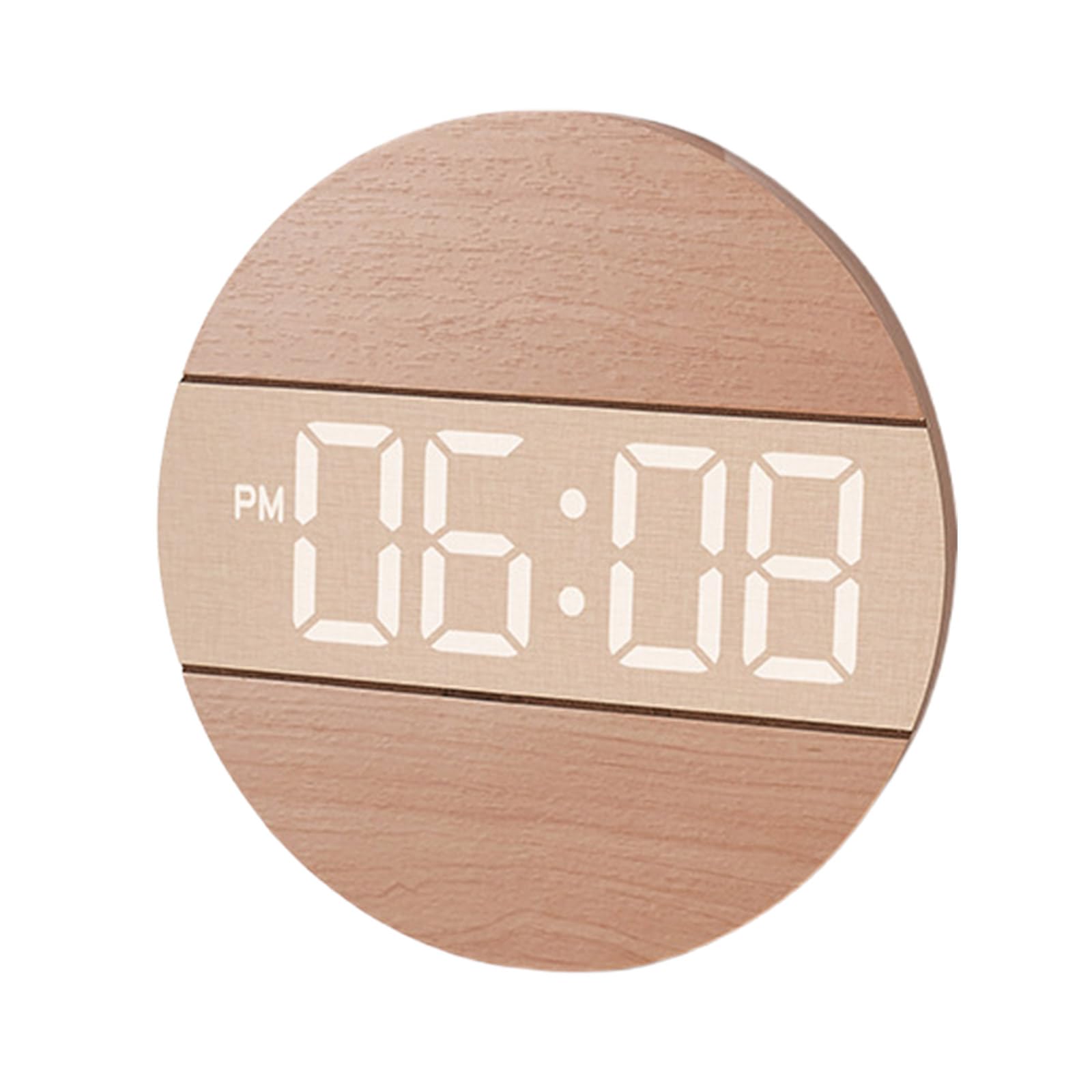 Minimalist Design Wall Clock, Quiet Operation, Interior Friendly Wood, Quiet Movement Analog Clock
