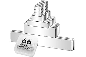Neodymium Bar Magnets Strong: 66-Piece Heavy Duty Rare Earth Magnet Set