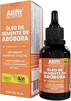 Oleo de Semente de Abóbora Prensado a Frio Gotas, Allfit Nutrition 30ml