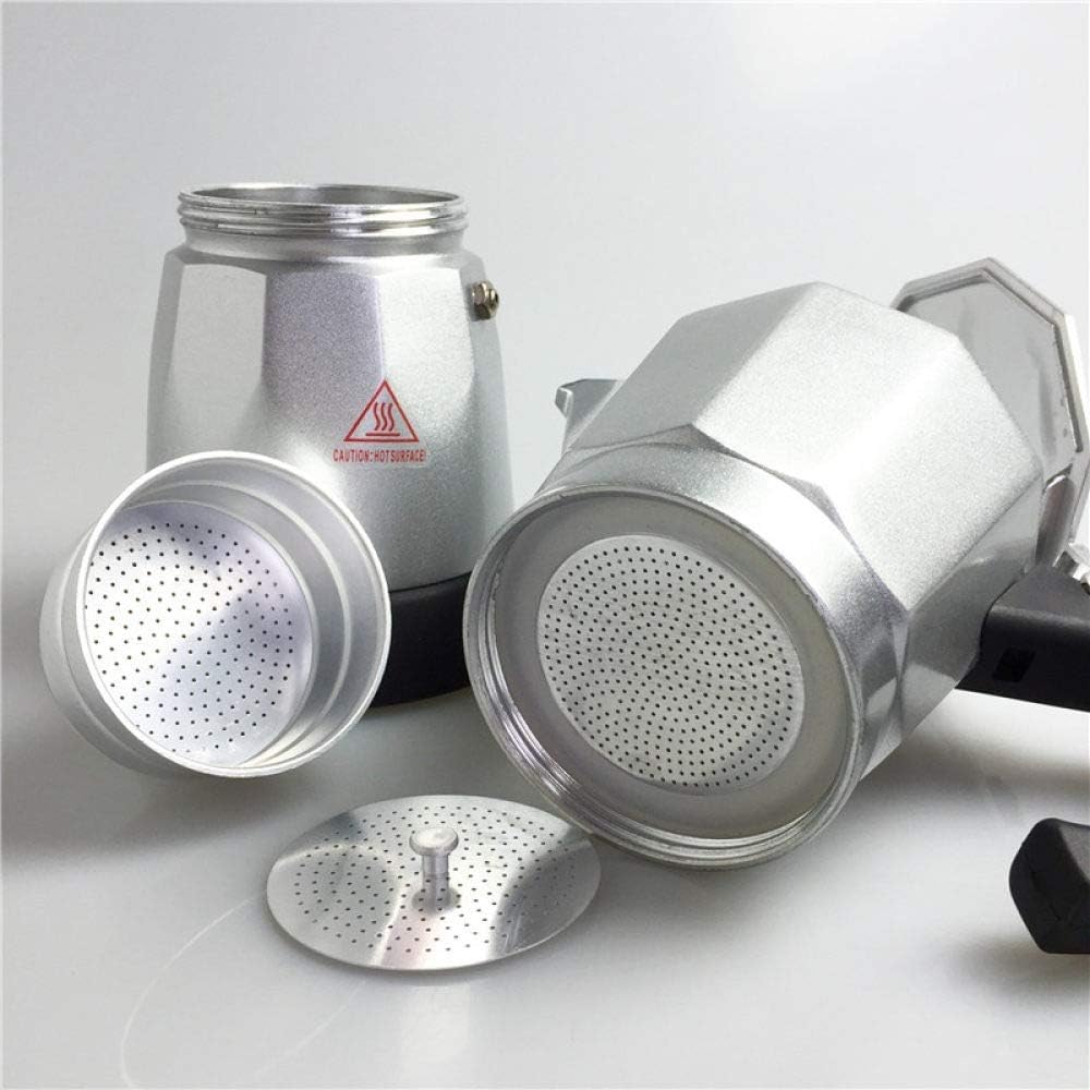 Coffee Moka Pot 6Cups/300Ml Electric Coffee Maker Aluminum Material Coffee Pots Mocha Coffe Machine Coffee Filter Maker