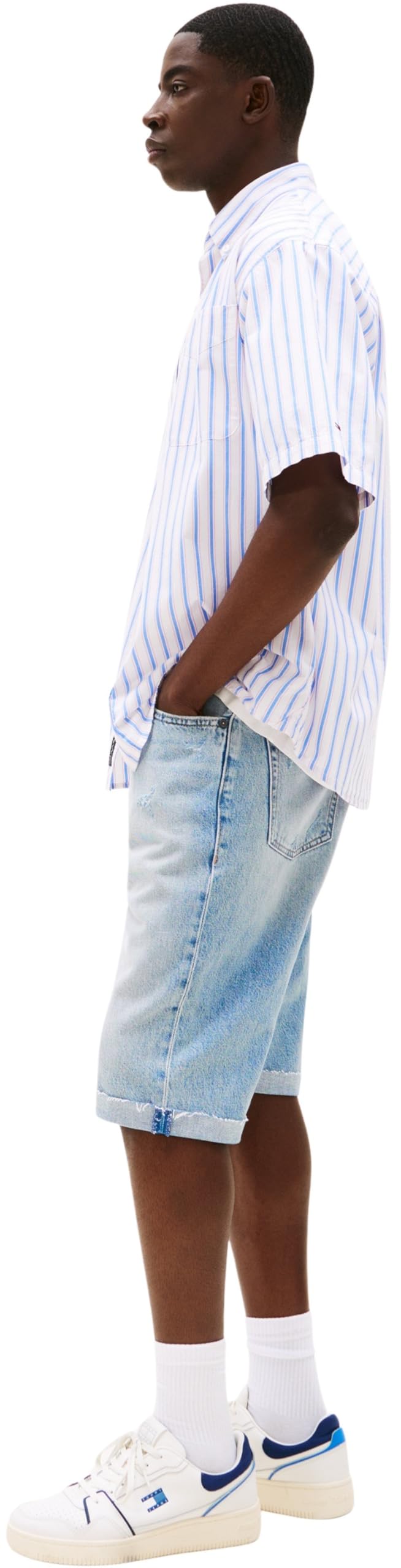 Tommy Jeans - Ryan Short CBF Ci8010 Dm0dm21721, Pantaloncini 5 Tasche Unisex - Adulto