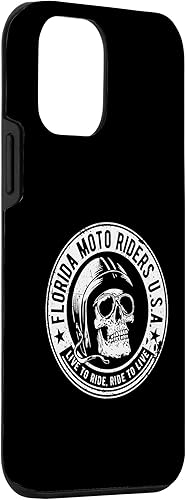 Miniatura 3 de Funda con diseño de calavera para iPhone 12 mini Florida Moto Riders EE. UU