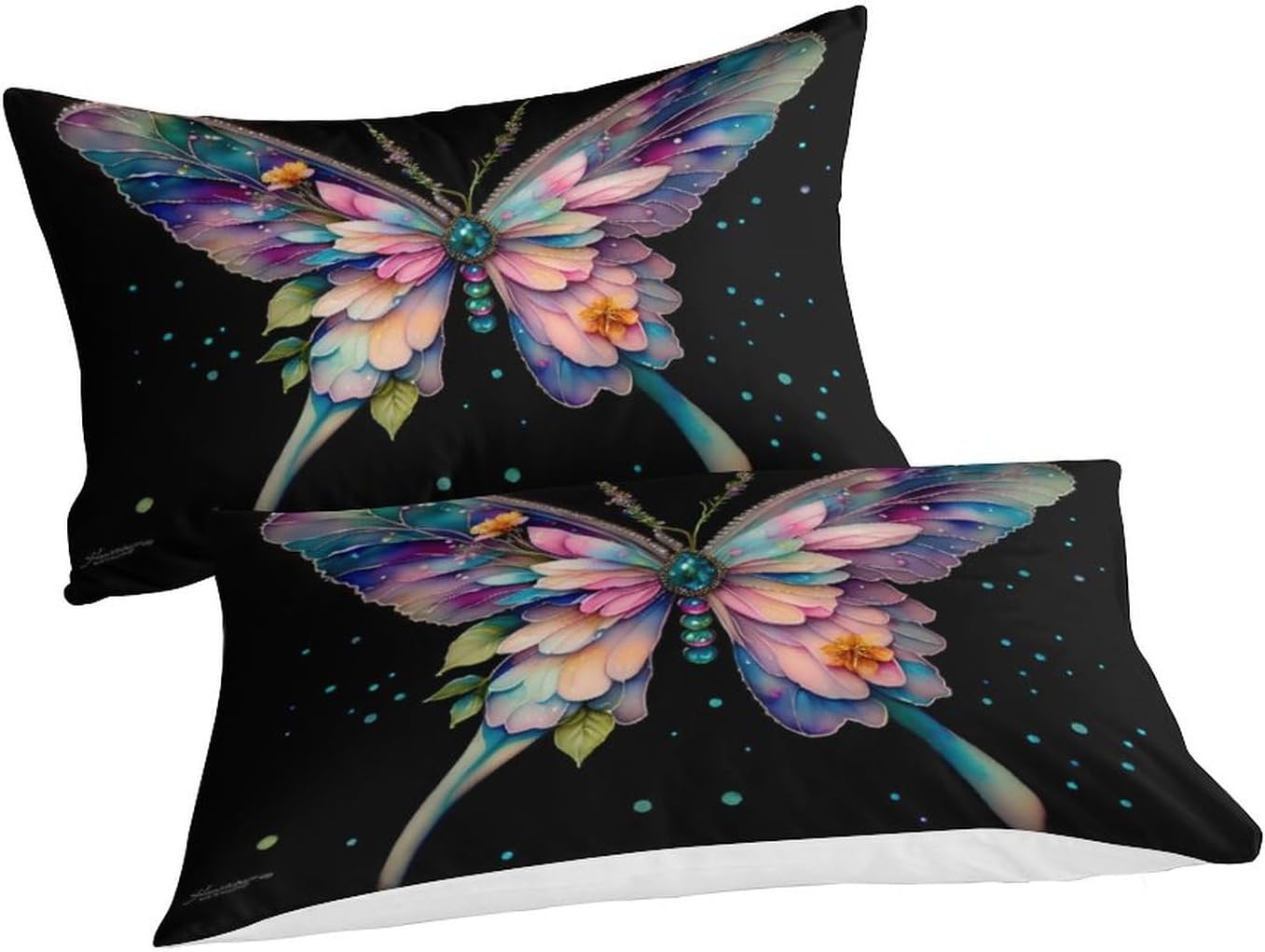 Colorful Animals Three Piece Suit Cartoon Quilt Cover Set - Super Soft Bedding Set for Kids with Pillowcase - Lightweight and Breathable Microfiber Bed Linens