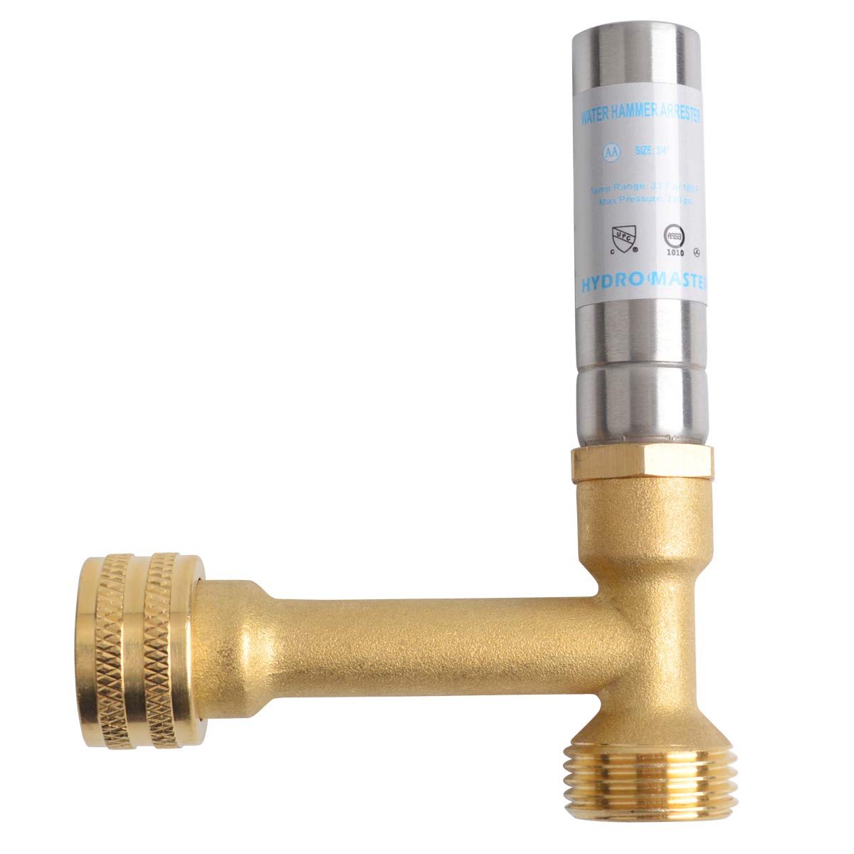 HYDRO MASTER Tee Water Hammer Arrestors, 3/4 in. FHT x 3/4" in. MHT - -  Amazon.com