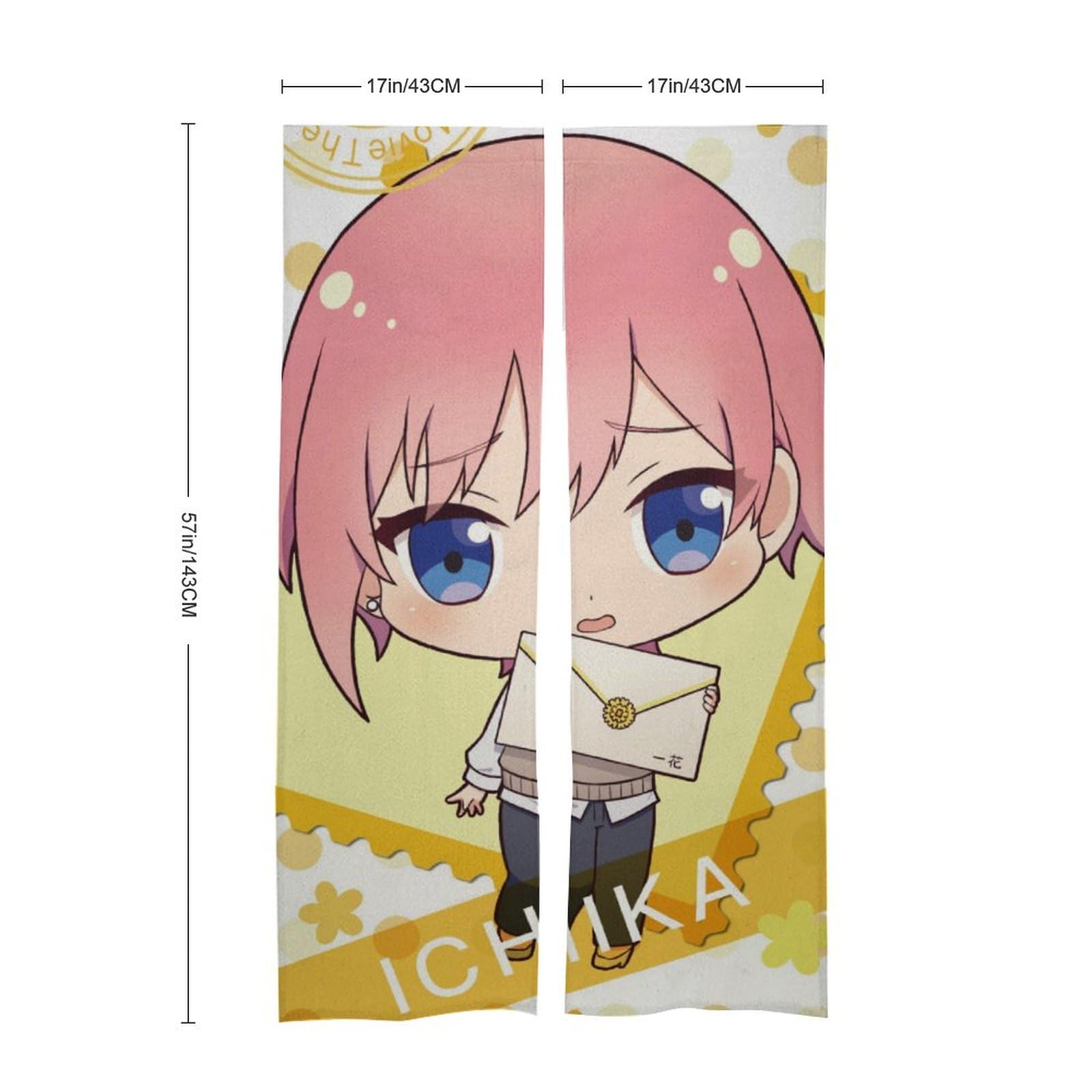 Amazon｜五等分の花嫁 中野一花 のれん 暖簾 おしゃれ 仕切りカーテン