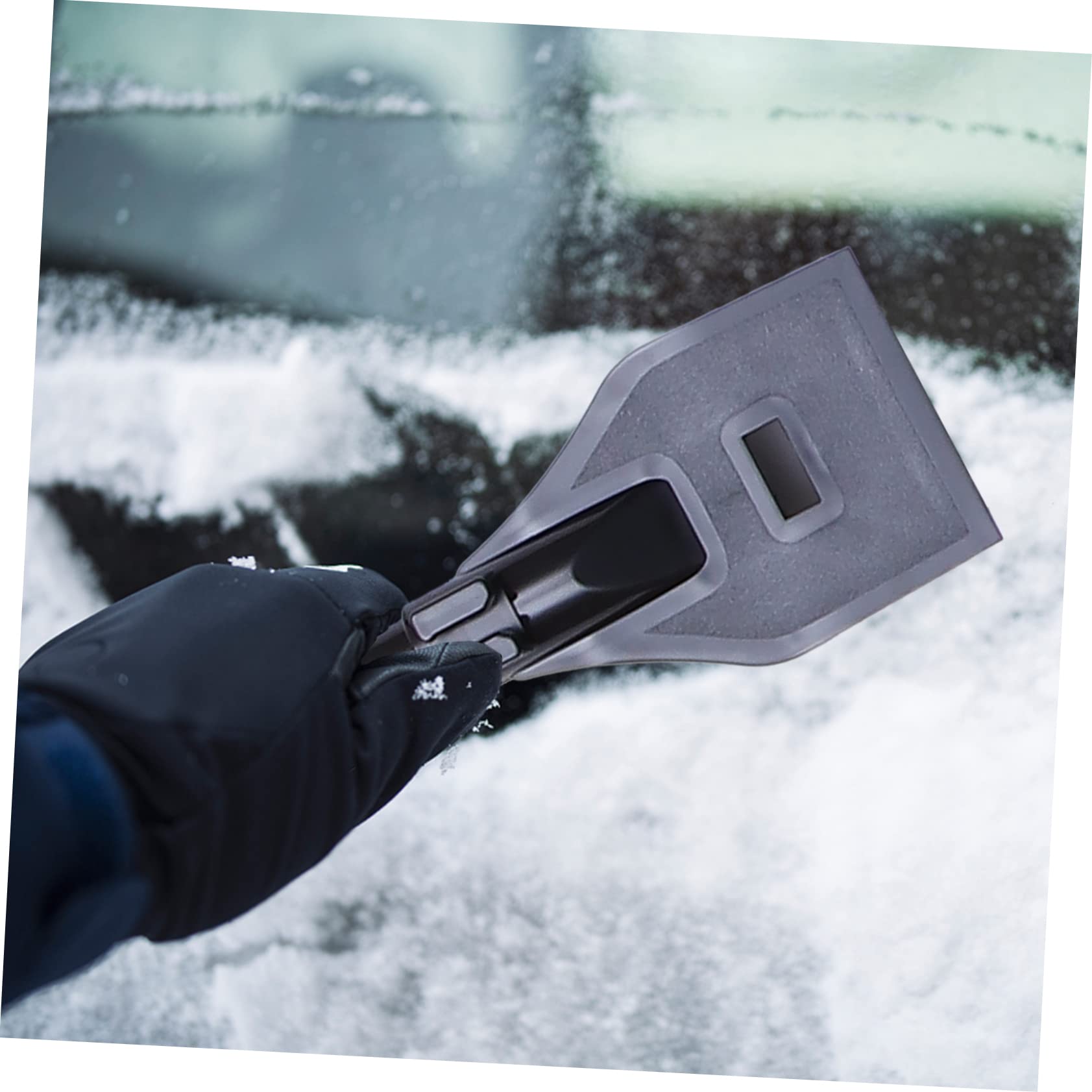 INOOMP Traje de Pala de Nieve para Coche Quitanieves Extensible y Desmontable Raspador de Hielo Cepillo para Coche Herramientas para Quitar Nieve