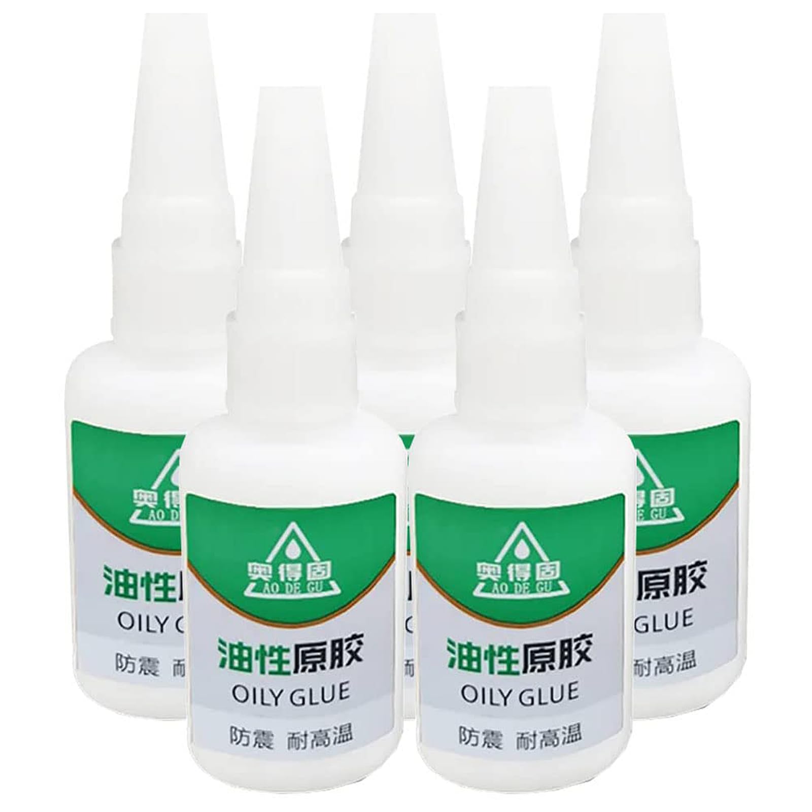 FUGOUDE万能強力接着剤、OILY GLUE瞬間接着剤、油性オリジナル万能接着剤、強力接着剤、接着剤 強力、万能夕イプ速乾型接着剤、万能溶接油性接着剤、高強力油性接着剤、防水性、速乾性、ジェル多用途 プロ・ホビー用、万能接着剤 超強力、溶接用高強度油性接着剤、ユニバーサル接着剤、万能補修用接着剤 (5個)