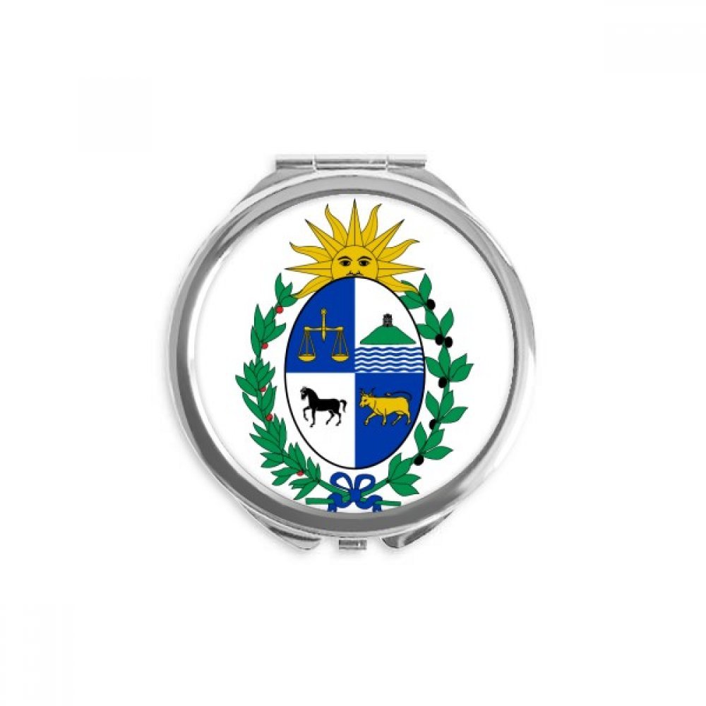 Miroir de maquillage de poche uruguay, un cadeau souvenir idéal
