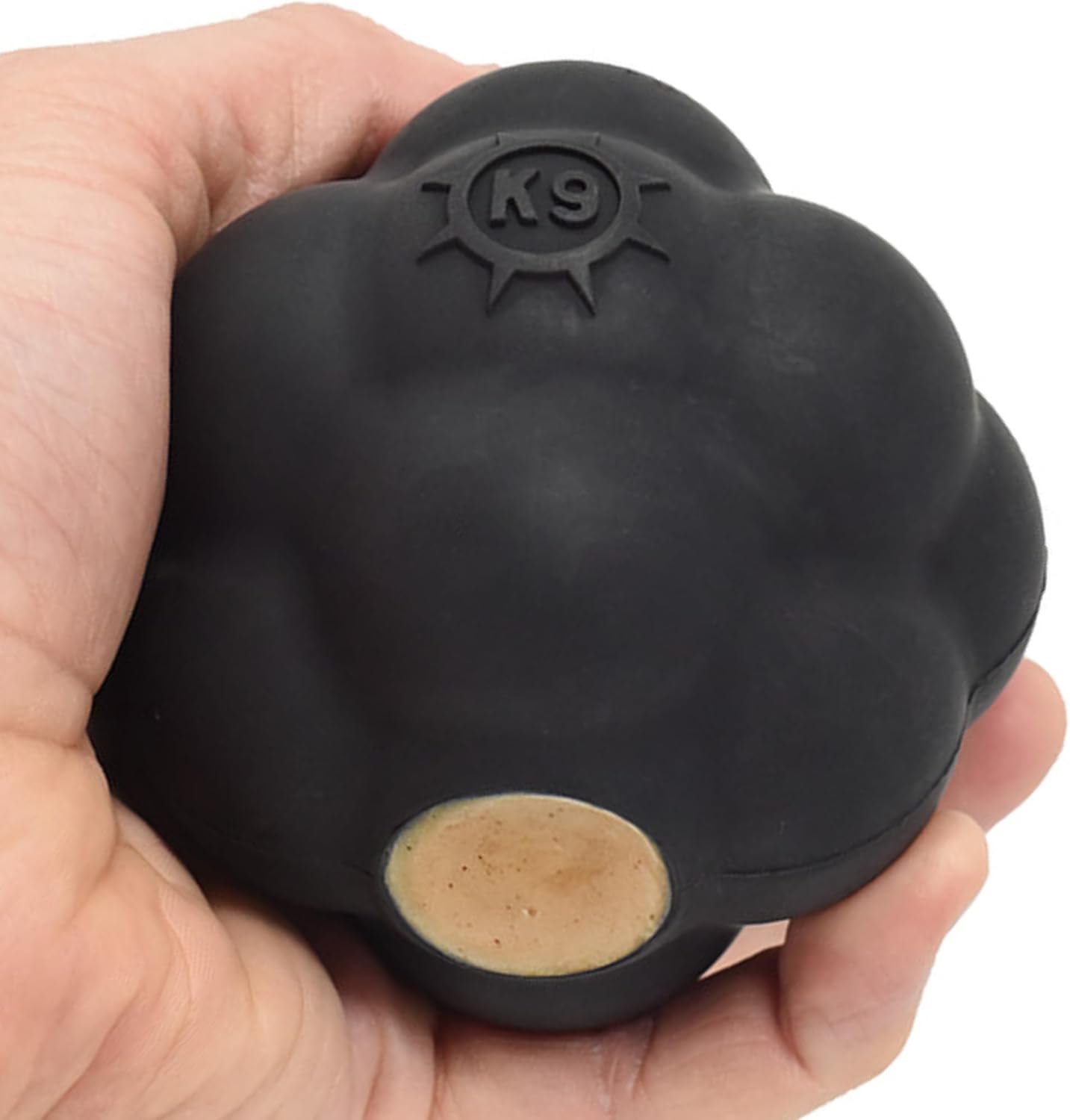 Ultra Durable Treat Dog Ball - Made in USA - Interactive, Tough, Strong Chew & Fetch Toy for Super, Extreme, Aggressive Chewers - Heavy…