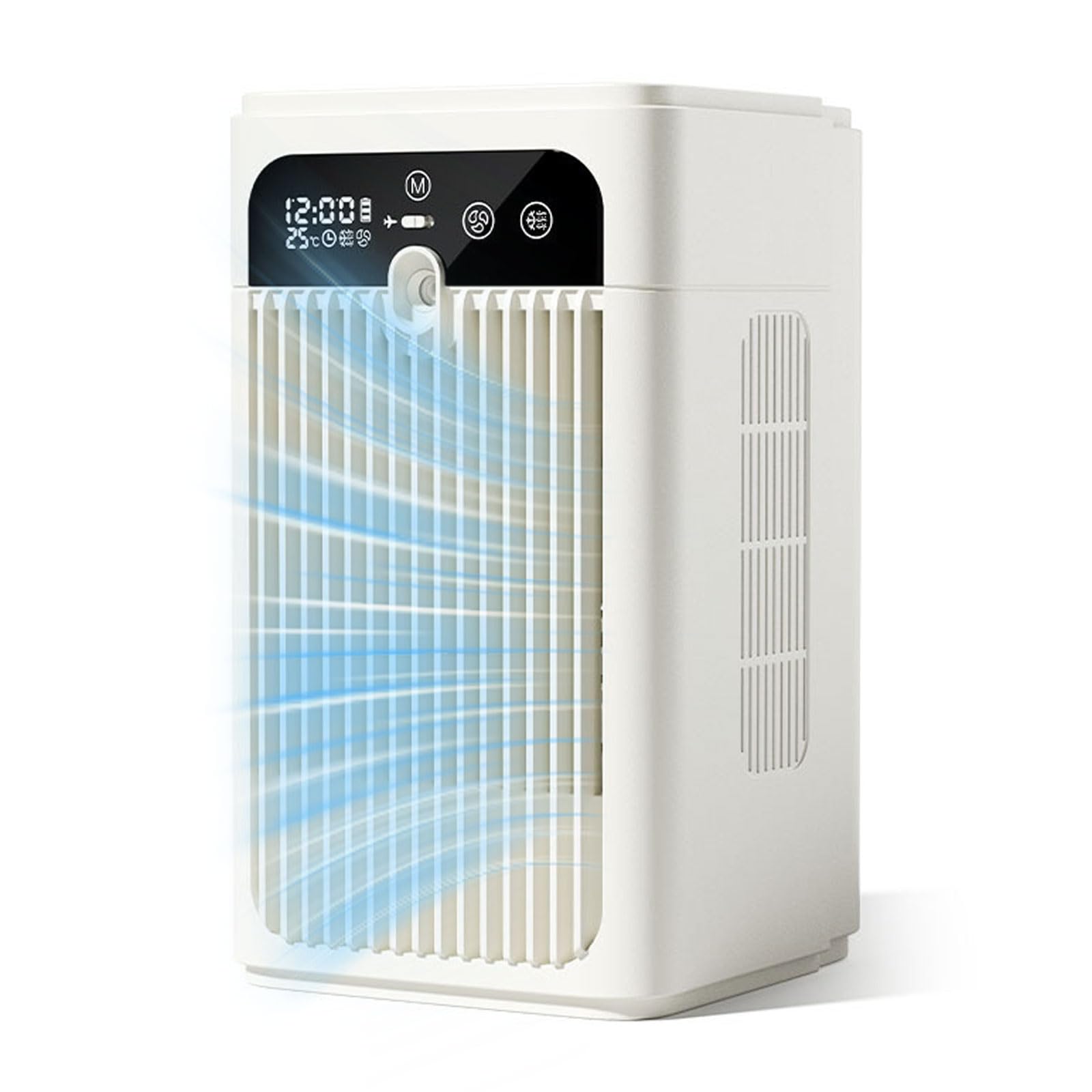 Aire acondicionado portátil, 500 ml, aire acondicionado portátil con 2 velocidades y 2 modos de niebla, deshumidificador eléctrico portátil ultra silencioso, temporizador de 10 H, para dormitorio