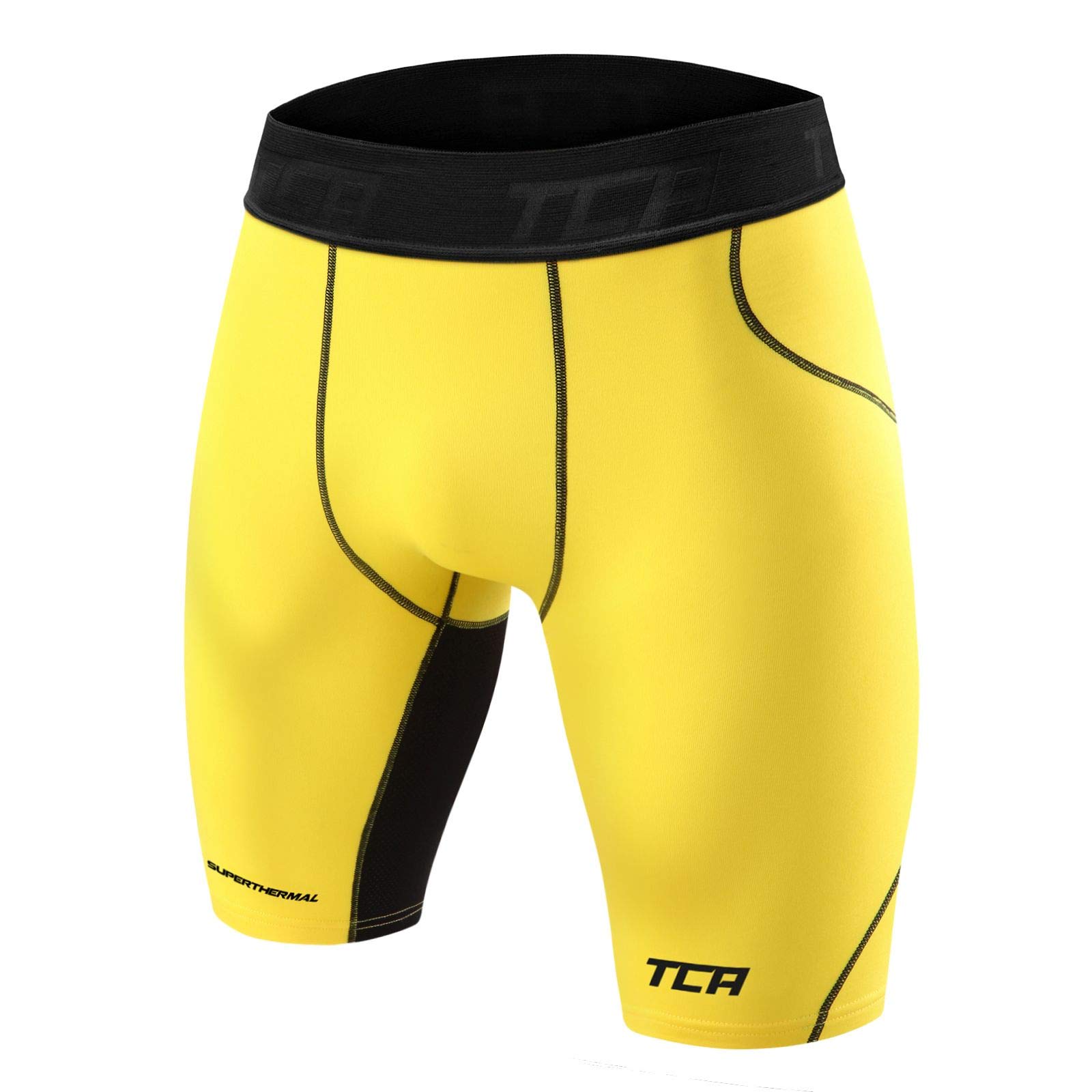 TCA Men's and Boy's SuperThermal Compression Base Layer Thermal Under Shorts