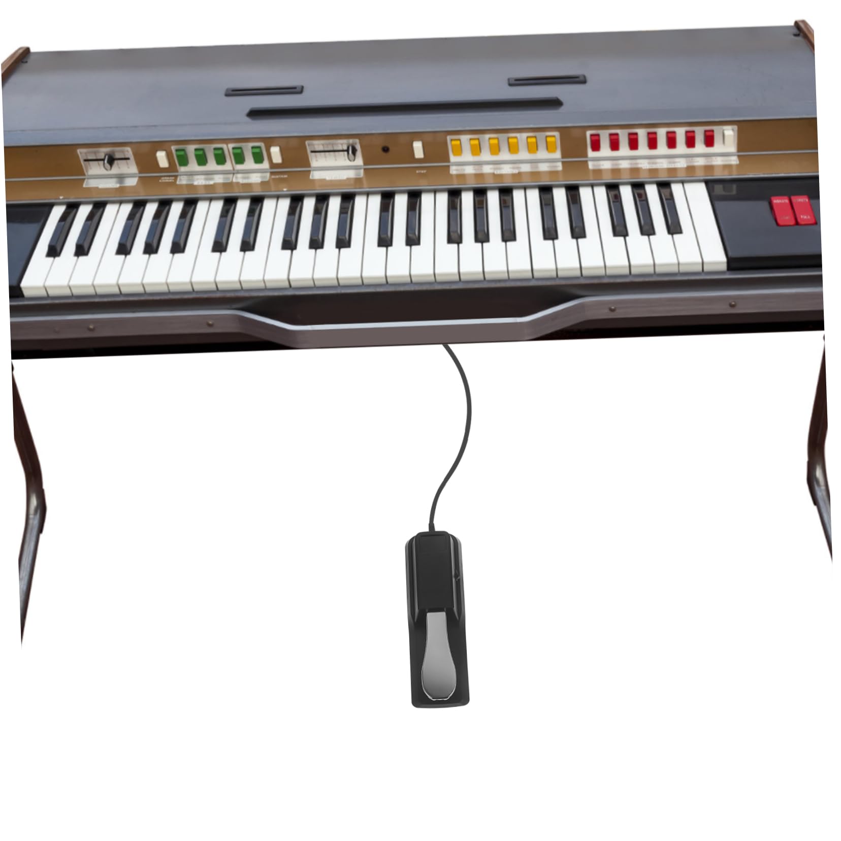 ibasenice Piano Sustain Pedal for Keyboard Plastic Material Easy to Use Durable and Practical