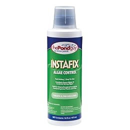 The Pond Guy InstaFix Algae Control, Outdoor Water Garden, Fountain & Birdbath Algae Solution, EPA Registered Liquid Algaecide, Control Green Water & String Algae, Bird, Fish & Pet Safe, 16 Ounce