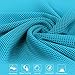 Your Choice Cooling Towel, Cooling Neck Bandanas, Chill Towels Snap Cool Towel for Gym Golf Sports in Hot Summer, Turquoise, 1 Pack - 12 x 40 Inch