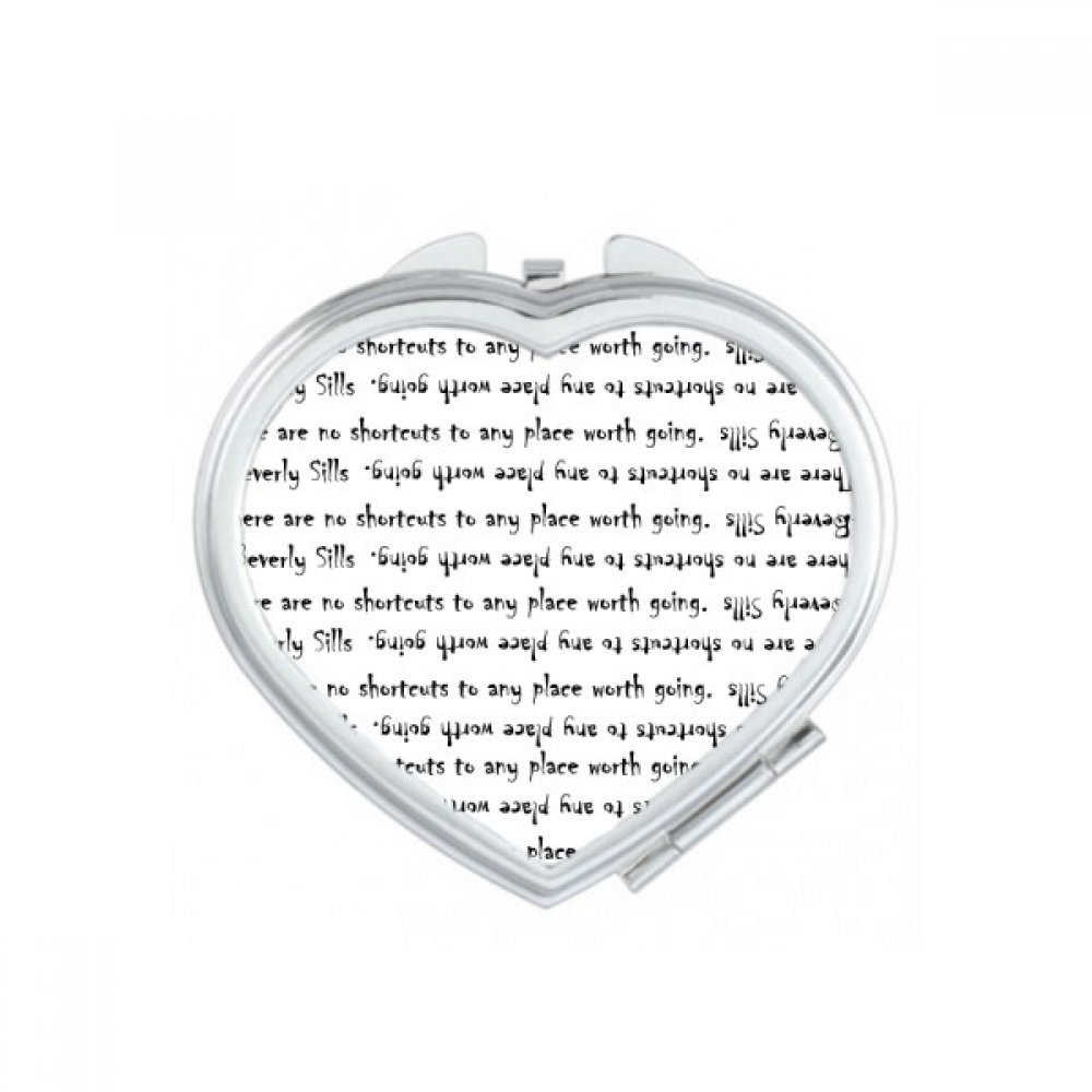 Miroir portable mignon petit miroirs main citation George Addair