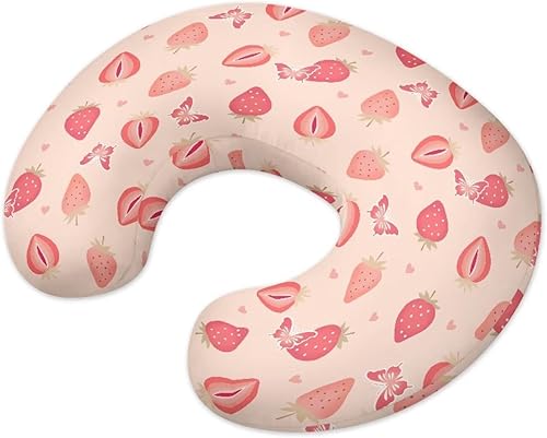 Miniatura 9 de Funda de lactancia suave y adorable para almohadas de lactancia materna con transpirable, se adapta al recién nacido, funda de almohada