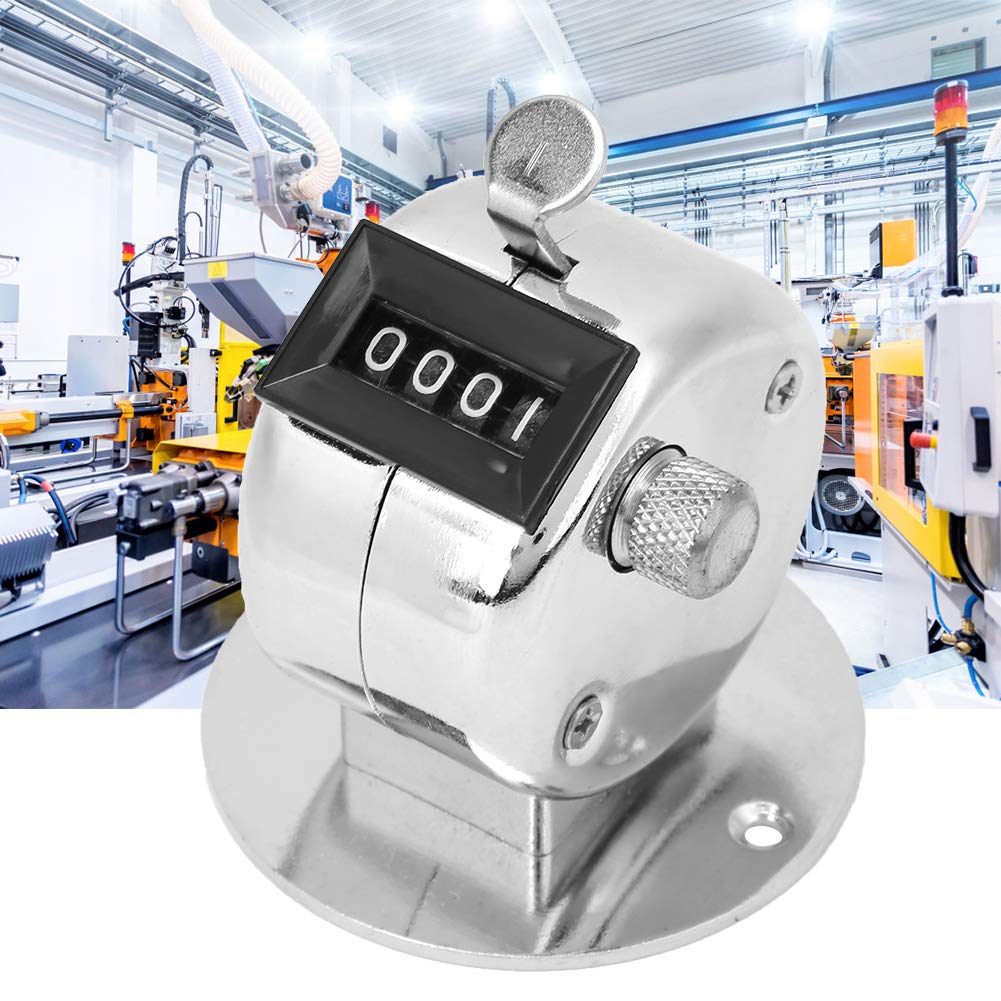 Contatore Manuale Meccanico Digitale 4 Cifre - Conteggio Da 0 A 9999, Palmare Con Base E Pulsante Thumb - Foto 8