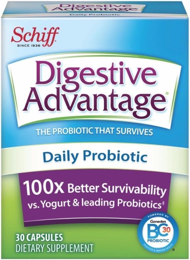 Digestive Advantage Daily Probiotic, 30 Capsules