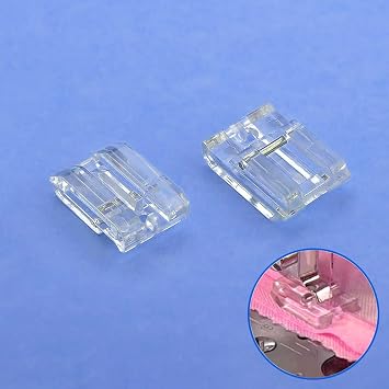 TISEKER 3 Pieces Concealed Invisible Zipper Presser Foot | For All Low Shank Snap-On Singer, Brother, Babylock, Euro-Pro, Janome, White, Juki, Simplicity, Elna Sewing Machines
