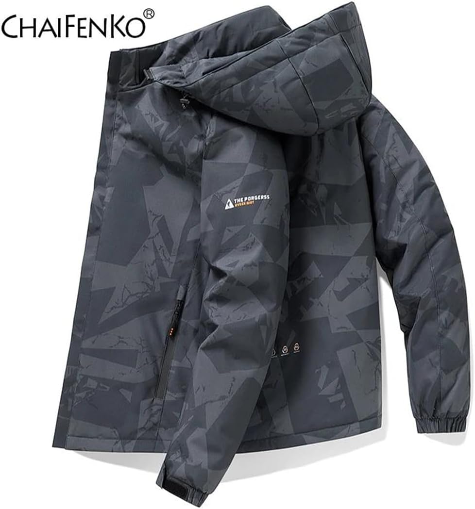 Men Outdoors Hike Mountaineering Suit Windproof Removable Coats Charge Clothes Jackets