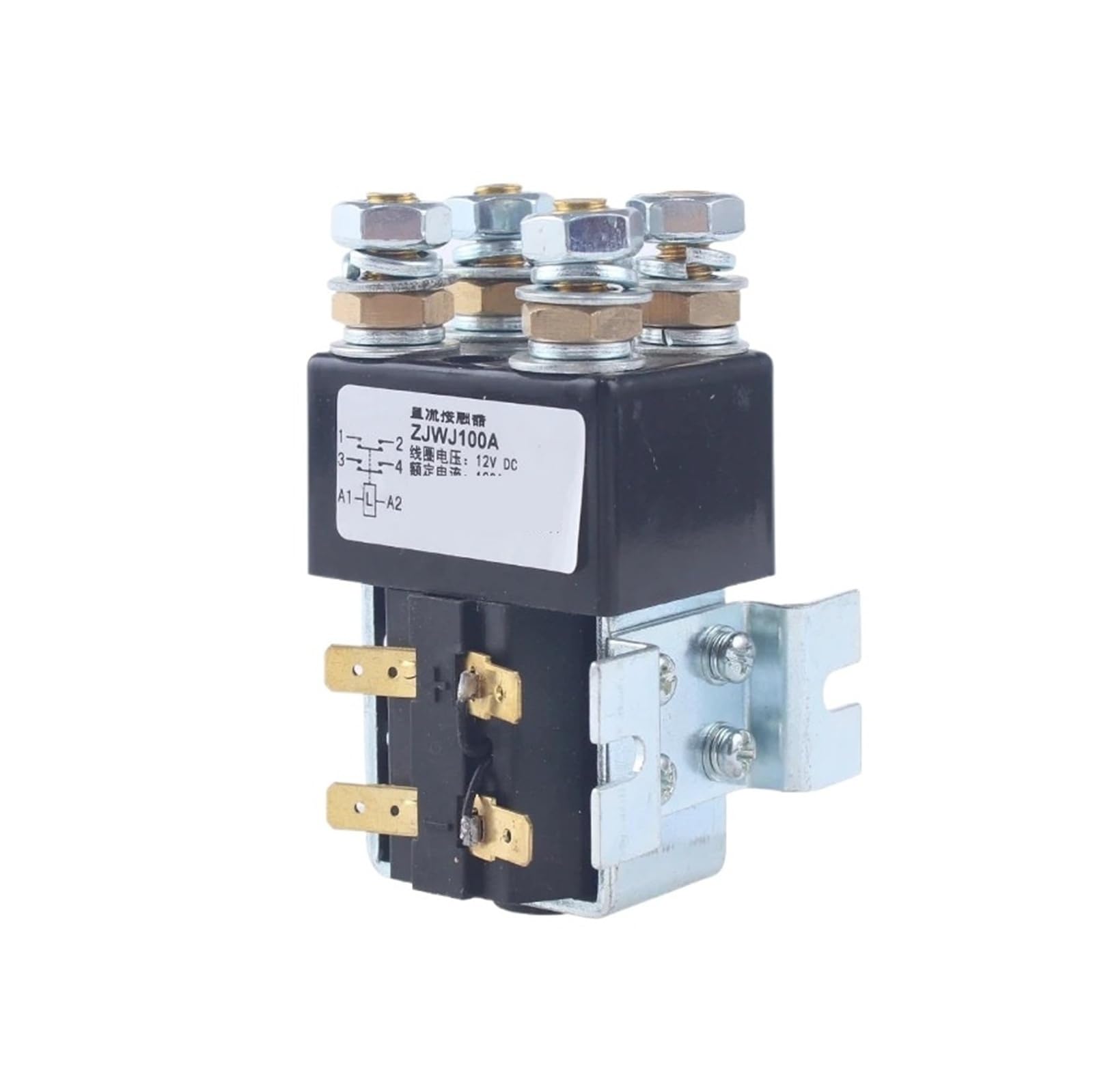 WCNGRFRNB DC contactor ZJWJ100A 200A DC Contactors 2NO 12V 24V 72V(ZJWJ100A,24V)