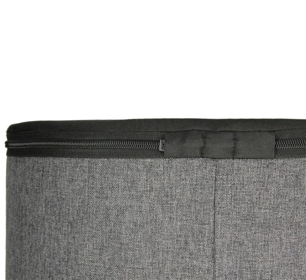 Bertoni Pouf da giardino per sedersi puffer sedile Pouf rotondo ottomano mobili da giardino (AVANA)