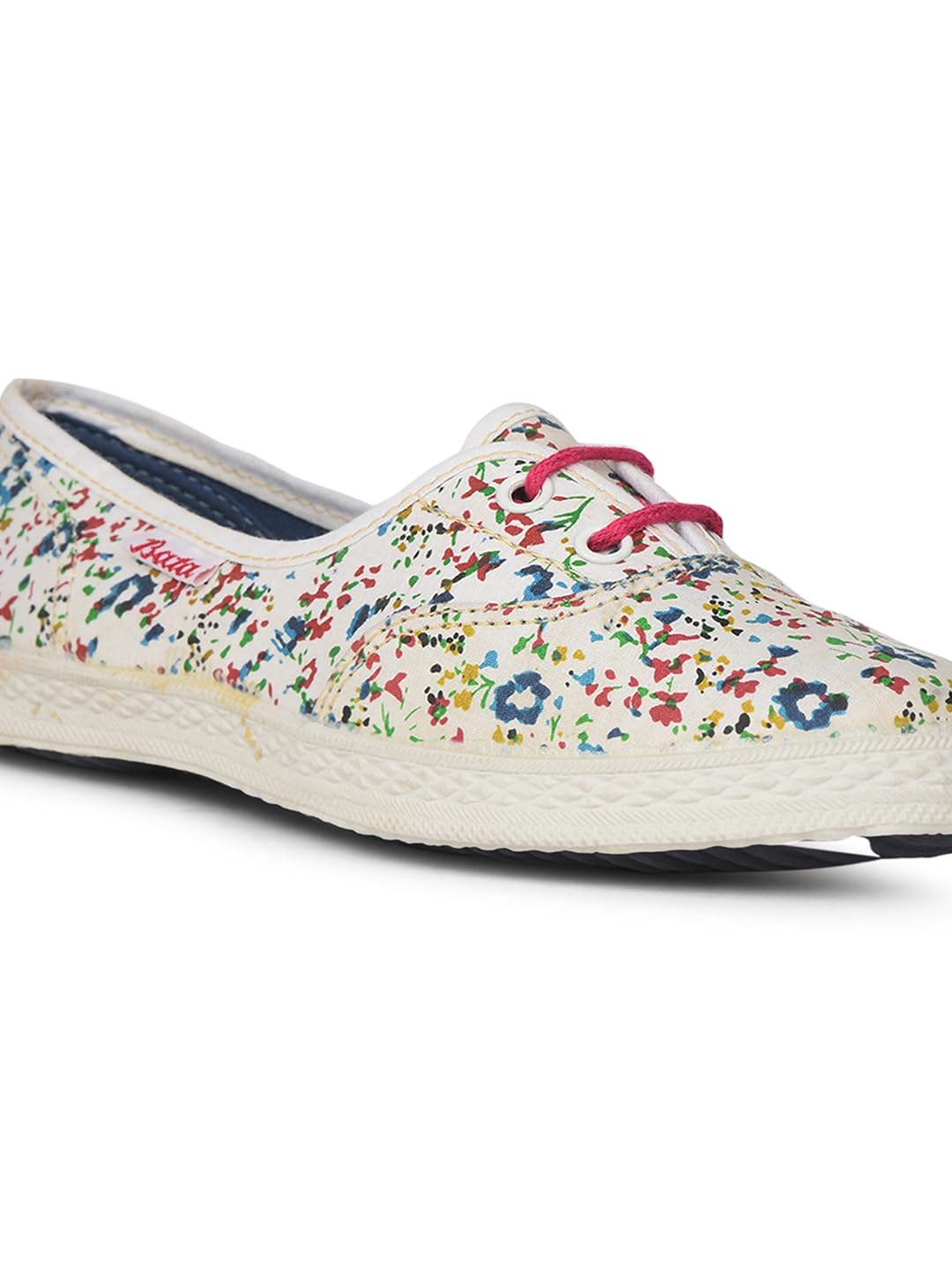 Bata Women’s Casual Ballerina Daisy - Trendy Silver White Flats for Everyday Style 5 61FmD2+DpfL. SL1440