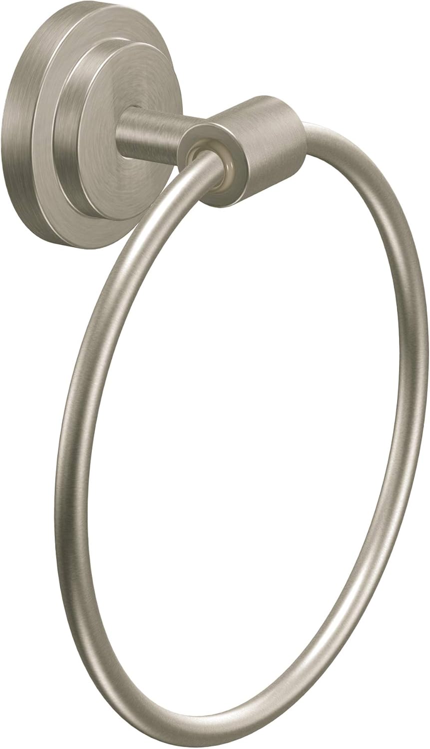 Moen DN0786BN Iso Towel Ring, Brushed Nickel, Towel Rings Amazon Canada