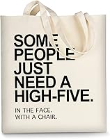 Vista 23 de Bolsa de lona AUSVKAI estética para mujer, lindas bolsas de tela reutilizables de algodón para compras, playa, comestibles