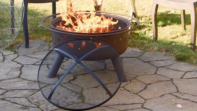 Amazon.com : Sunnydaze Cosmic 30-Inch Patio Fire Pit for Outside