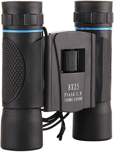 Miniatura 7 de 8X25 Binoculars High Power HD Shockproof Concert Tourism Outdoor Portable Straight Green Membrane Telescope