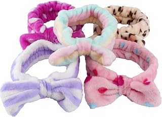 FOMIYES 10 Pcs hair ribbons for girls sport headbands for women girls headband spa headbands girl hair wrap bowknot elastic headbands shower hair band headgear Miss elastic band elasticity