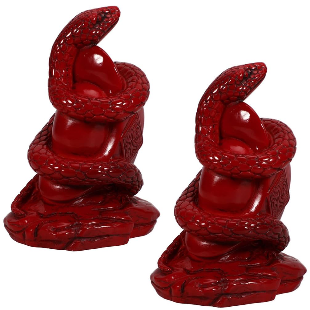 Ornement résine élégant Yardwe, sculpture de serpent pour salon raffiné