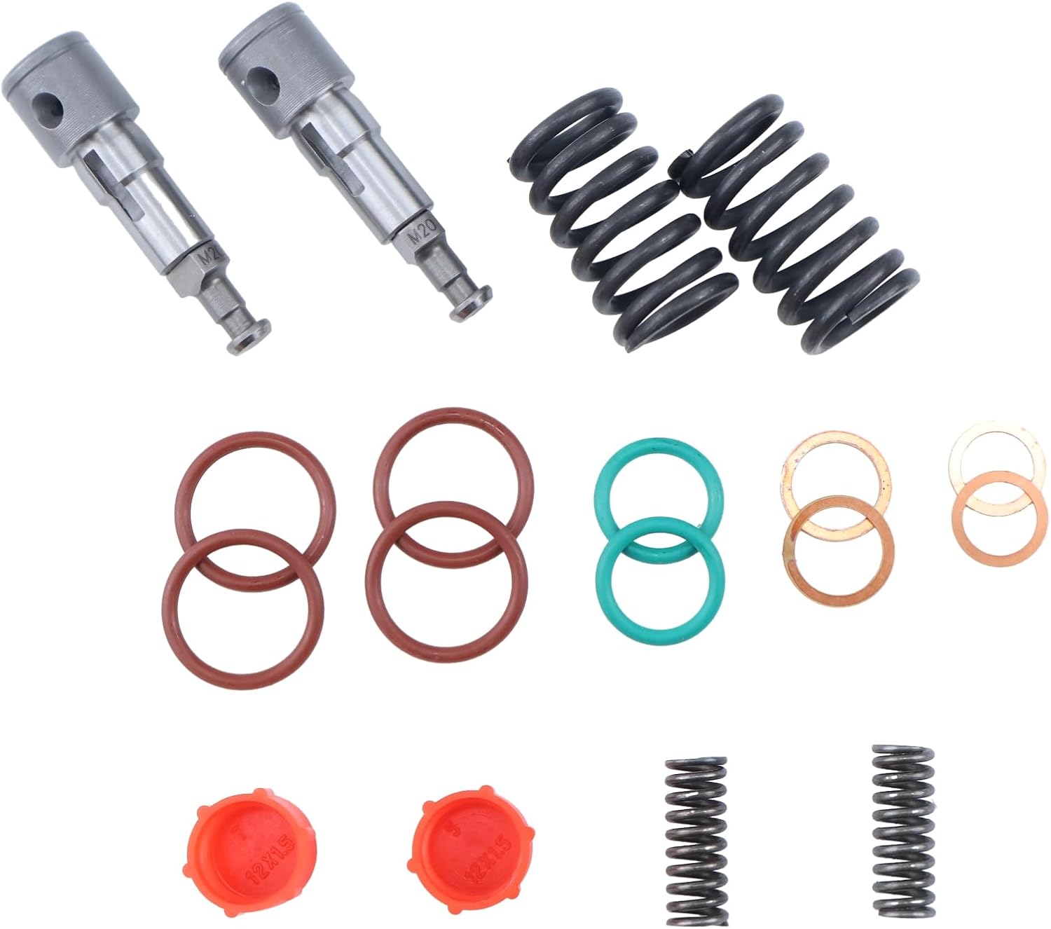 ZTUOAUMA Fuel Injection Pump Rebuild Kit Compatible With Kubota Z Series 2-Cylinder Engines Z482 Z602 Z402 Compact Tractors Lawn Mowers