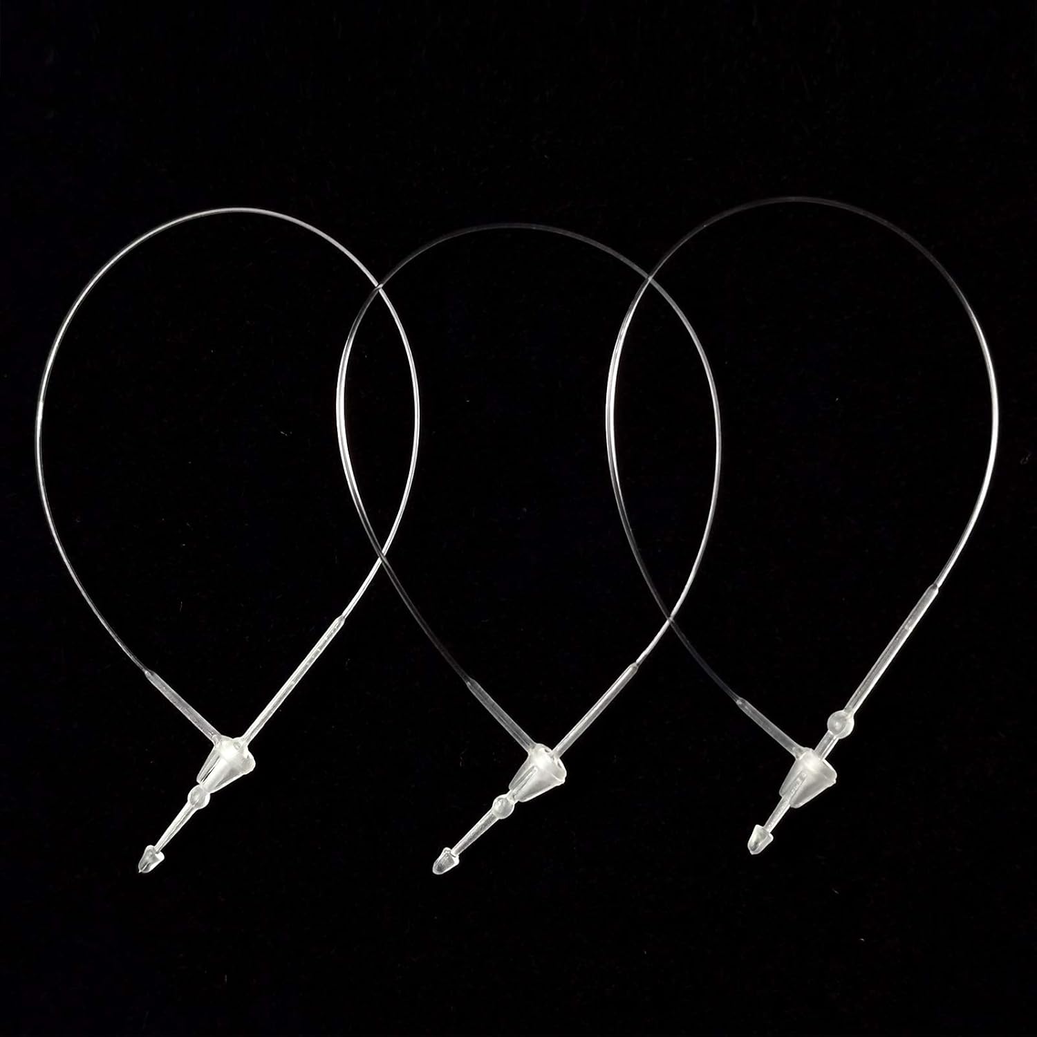 5000 PCS Plastic Tags Snap Lock Loop 5" Plastic Tags Snap