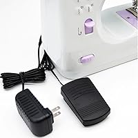 Vista 5 de Sewing Machine Foot Pedal,Foot Control Pedal & Power Cord for Sewing Machine,Household Momentary Sewing Machine Foot Operated Pedal Controller,Foot