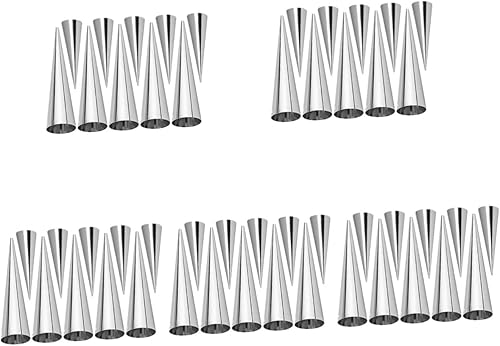 Luxshiny 50 Uds. Herramienta de croissant Molde para máquina de pan pastel, herramientas para el hogar, moldes de pastelería, tubos de rollo de