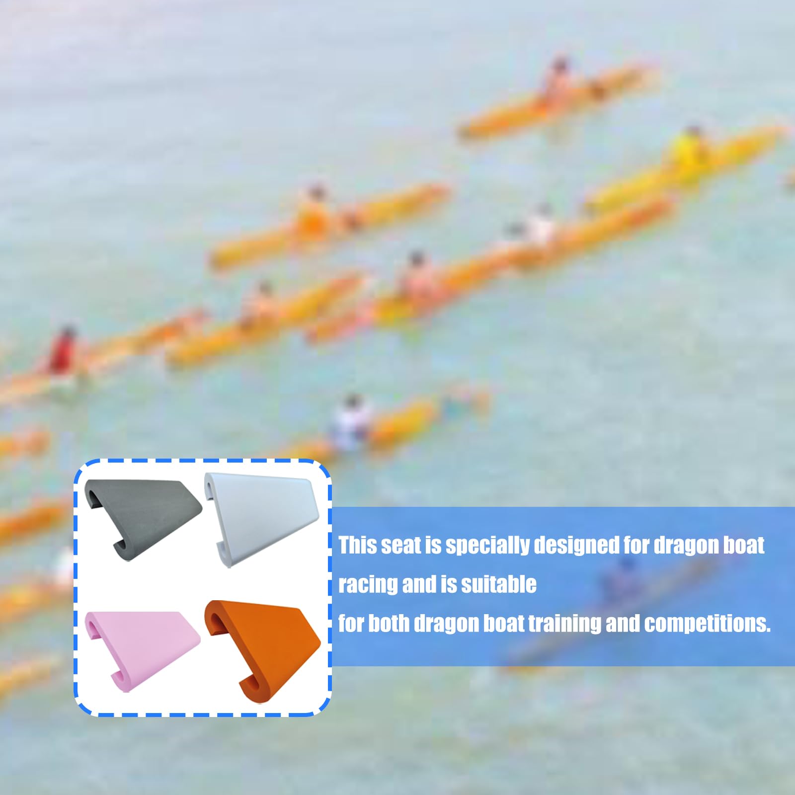 Dragon Boats Paddles - Cuscino da allenamento per esterni, comodo, protettivo, con pagaie a forma di drago