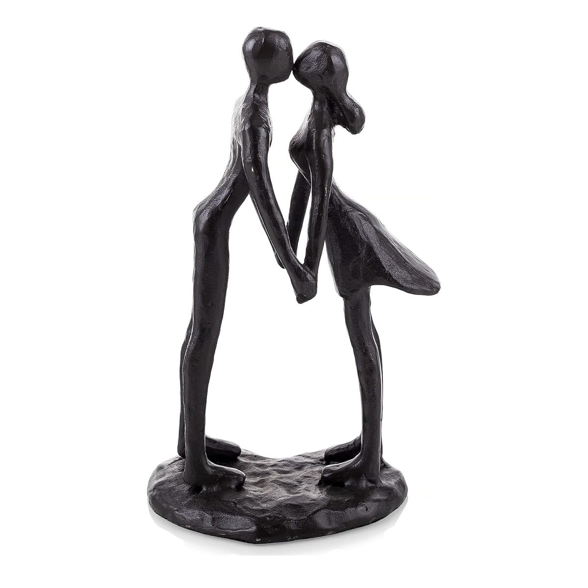 Cadeau de mariage original : Statue de couple en fonte Alide pour anniversaire