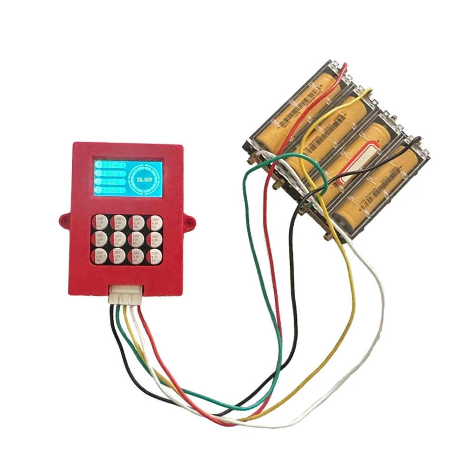 Batteria Equalizer Bilanciatore Attivo 5A 4s 3s con Display di Tensione Batteria al Litio 12V Trasferimento di energia Equalizzatore Attivo