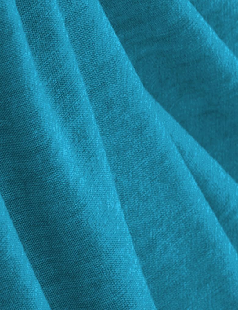 Poetsky Womens Tunic Tops for Leggings with Pockets Vneck 3/4 Length Sleeve Shirt Casual Long T-Shirts S-3XL - Image 3