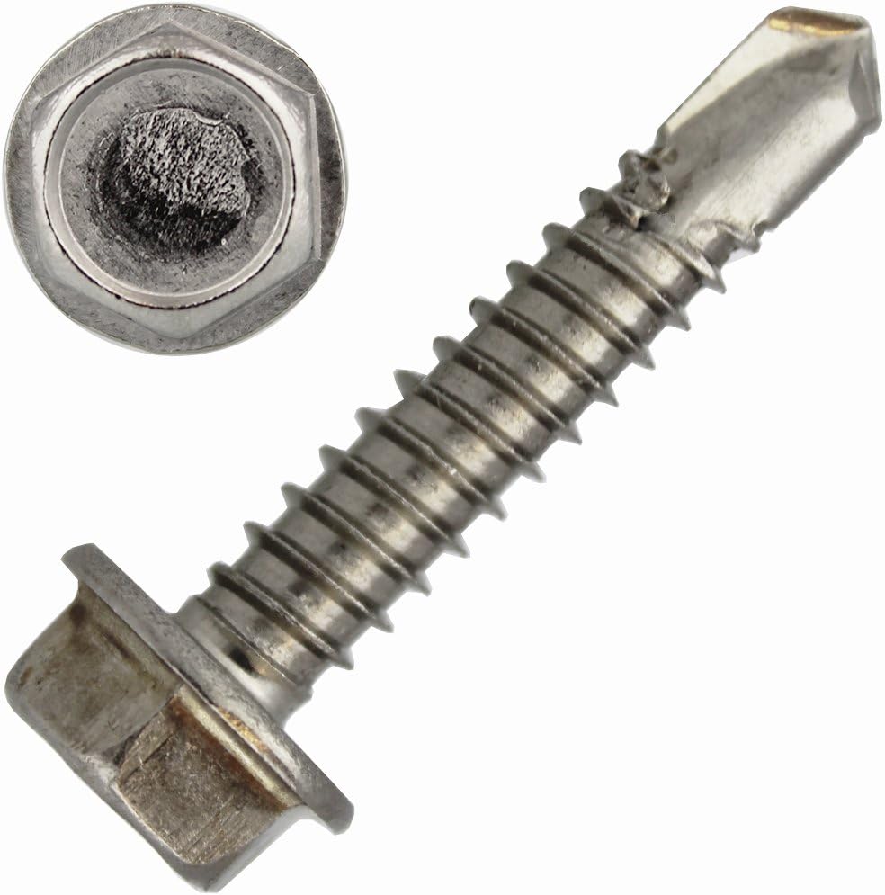 100 Viti Per Trapano, 4,2 X 16 Mm, In Acciaio Inox A2, Con Testa Autofilettante, DIN 7504 M TX 20 - Foto 4